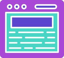 Article Icon Design Symbol vector