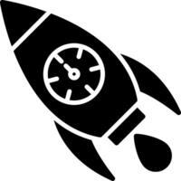 Rocket Launch Icon Design Symbol vector