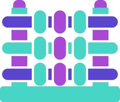 Abacus Icon Design Symbol vector