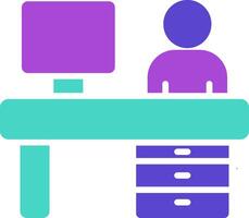 Work Space Icon Design Symbol vector