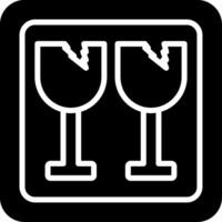 Fragile Icon Design Symbol vector