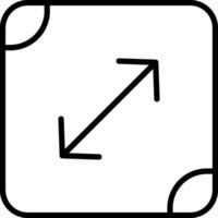 Resize Icon Design Symbol vector