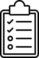 Checklist Icon Design Symbol vector