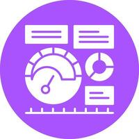 KPI Icon Design Symbol vector