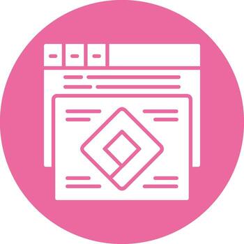 Attribution modeling Icon Design Symbol vector