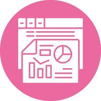 Data analysis Icon Design Symbol vector