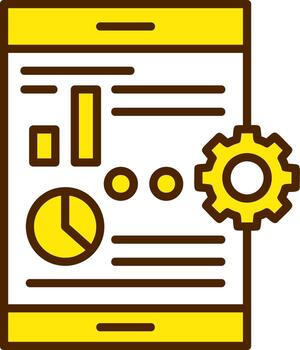 Real-time data Icon Design Symbol vector