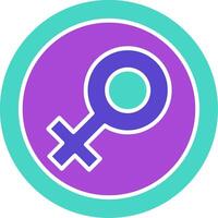 Female Symbol Icon Design Symbol vector