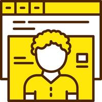 Unique visitors Icon Design Symbol vector