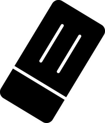 Eraser Icon Design Symbol