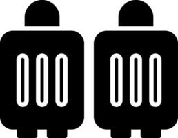 Baggage Icon Design Symbol vector
