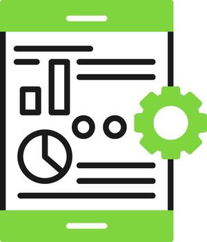 Real-time data Icon Design Symbol vector