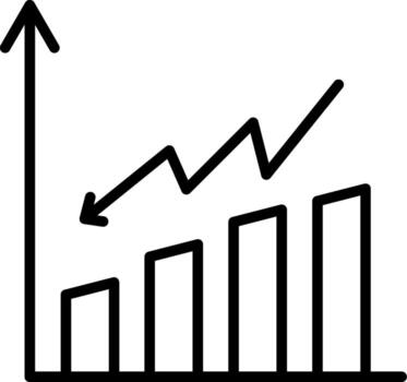 Decrease Icon Design Symbol vector
