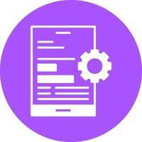 Mobile optimization Icon Design Symbol vector