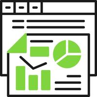 Data analysis Icon Design Symbol vector