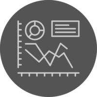 Line chart Icon Design Symbol vector