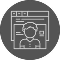 Unique visitors Icon Design Symbol vector