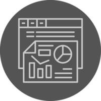 Data analysis Icon Design Symbol vector