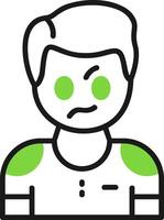 Irritation Icon Design Symbol vector