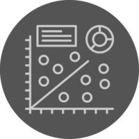 Scatter plot Icon Design Symbol vector