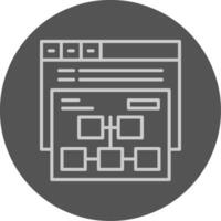 Sitemap Icon Design Symbol vector