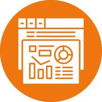 Metrics Icon Design Symbol vector