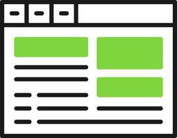 Blog Icon Design Symbol vector