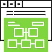 Sitemap Icon Design Symbol vector