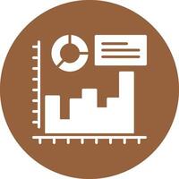 Histogram Icon Design Symbol vector