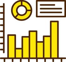 Histogram Icon Design Symbol vector