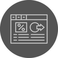 Bounce rate Icon Design Symbol vector