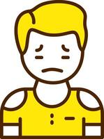 Loneliness Icon Design Symbol vector