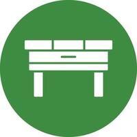 Table Icon Design vector