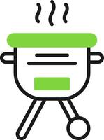 Barbecue grill Icon Design vector