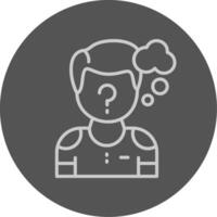 Longing Icon Design Symbol vector