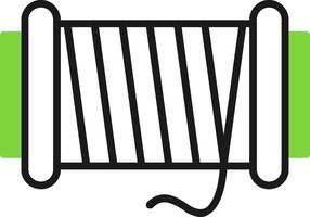 Thread spool Icon Design vector