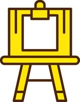 Easel Icon Design vector