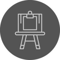 Easel Icon Design vector