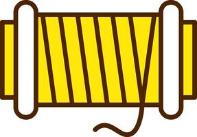 Thread spool Icon Design vector