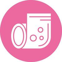 Toilet paper Icon Design vector