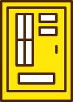 Back door Icon Design vector