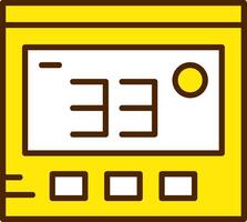 Thermostat Icon Design vector