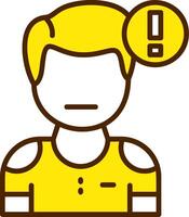 Cautiousness Icon Design Symbol vector
