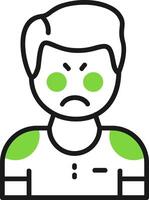 Irritation Icon Design Symbol vector