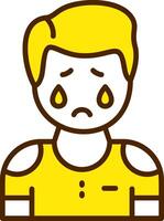 Melancholy Icon Design Symbol vector