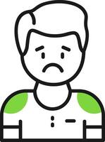 Grief Icon Design Symbol vector