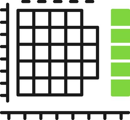 Heatmap Icon Design Symbol