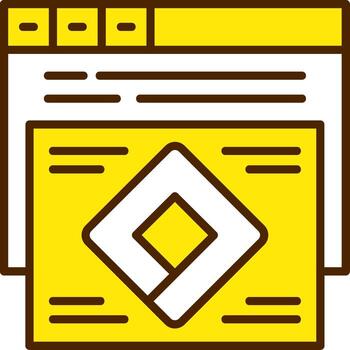 Attribution modeling Icon Design Symbol vector