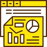 Data analysis Icon Design Symbol vector