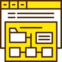 XML sitemap Icon Design Symbol vector